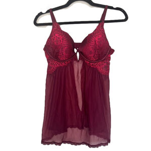 NWOT Lasenza Babydoll Lace Nightwear Slip Women’s Size Medium